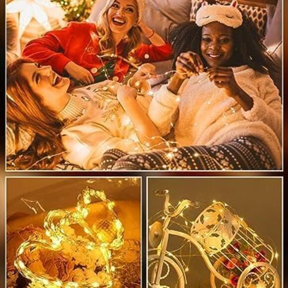 12 Pack LED Fairy Lights Battery Operated‎ String Christmas Party Holiday Lights - Picture 3 of 8